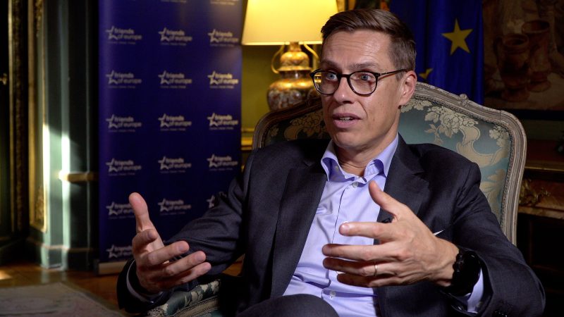 Alexander Stubb: «Je suis un peu un geek de l'UE»