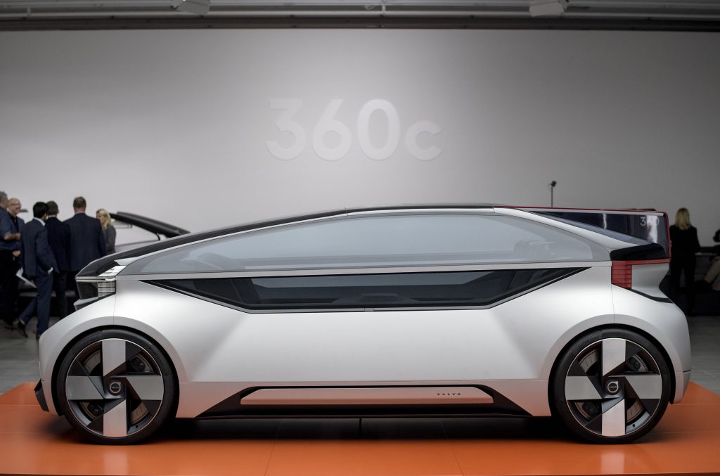 Volvo unveils autonomous concept car