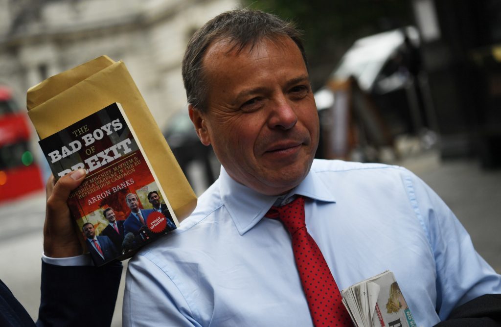 Arron Banks appears before Commons Select Commitee
