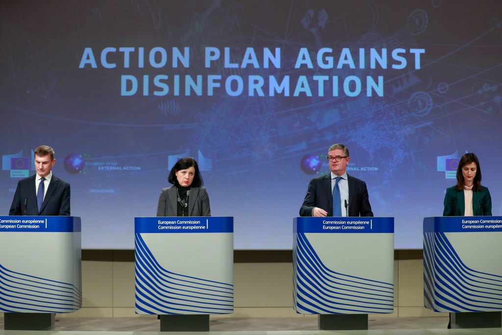 Action Plan to counter disinformation and progress achieved so far press conference