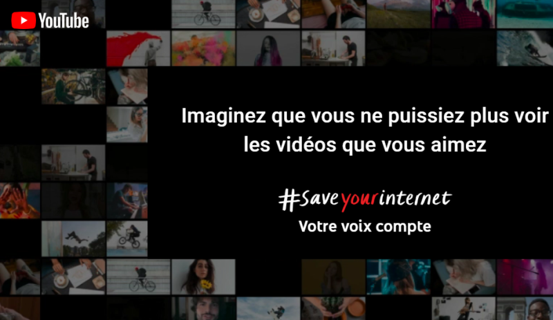 Comment YouTube fait faire du lobbying maison contre le droit d’auteur