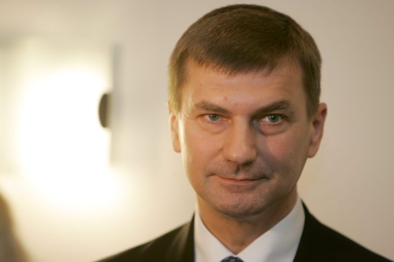 Andrus Ansip, le discret commissaire estonien se représente aux européennes