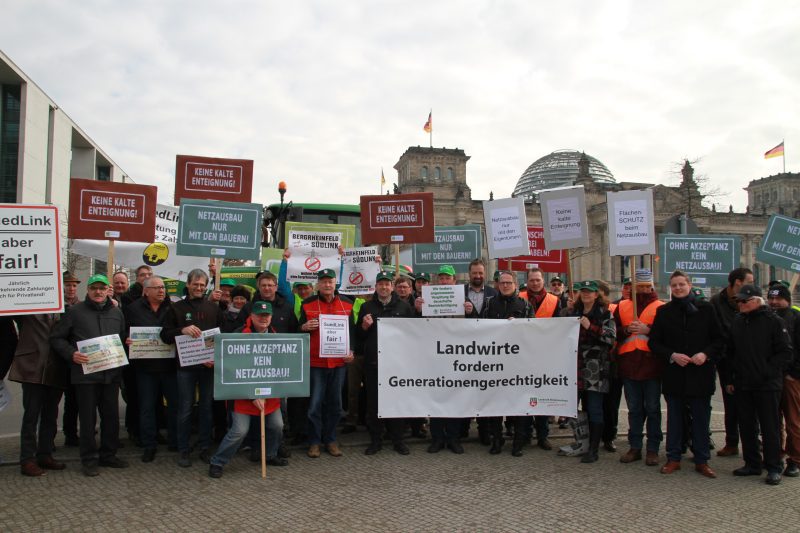 Les agriculteurs allemands mécontents de l’expansion du réseau électrique