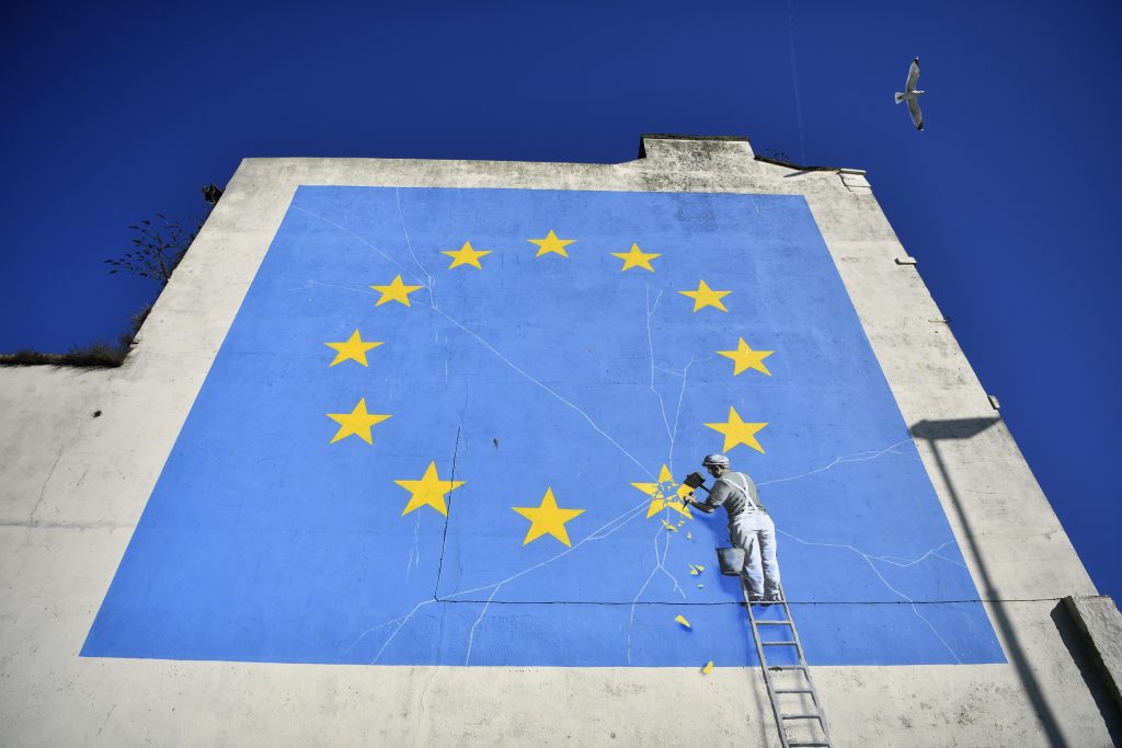 Banksy&rsquo;s mural in Dover