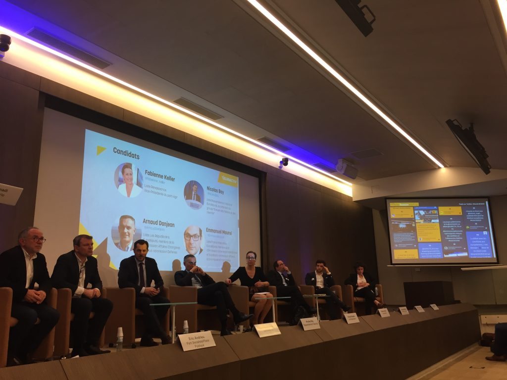 Le débat Euractiv sur les élections européennes a rassemblé 8 candidats.