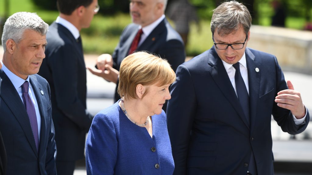 Thaci Merkel Vucic