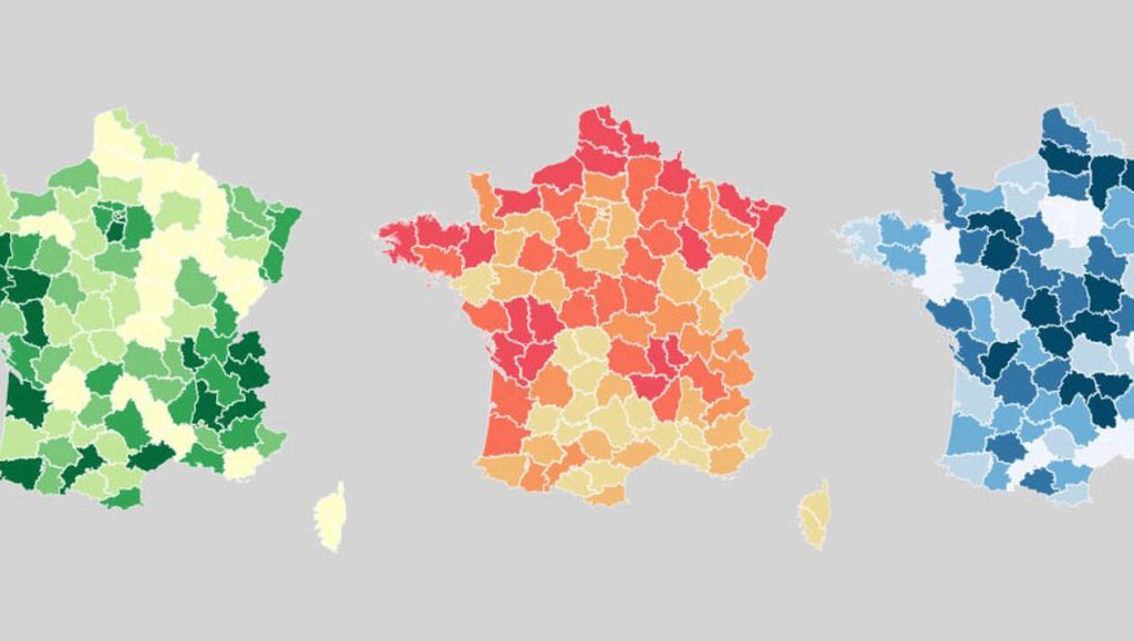 Participation, vote écolo, vote RN: les trois cartes qui expliquent le scrutin en France