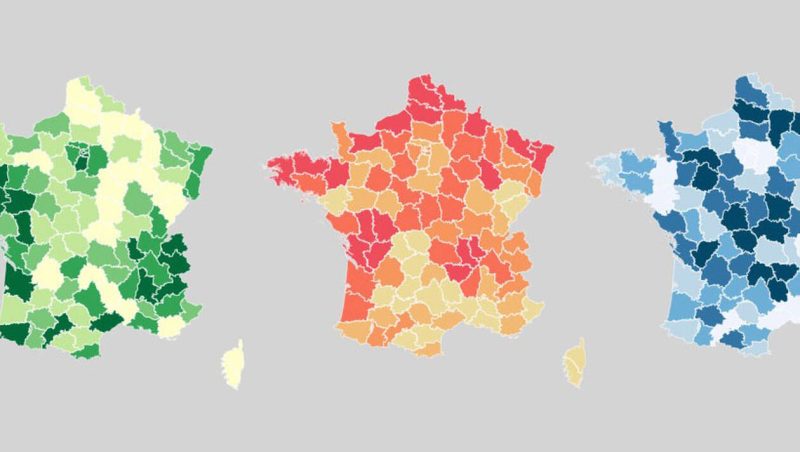 Participation, vote écolo, vote RN: les trois cartes qui expliquent le scrutin en France