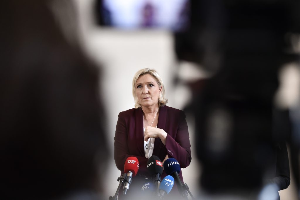Marine Le Pen, la présidente du Rassemblement national