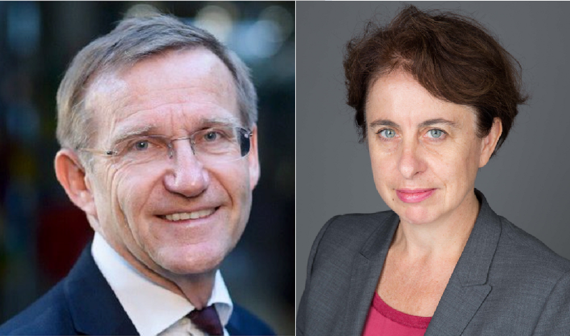 Hervé Conan, directeur des Opérations et Isabelle Valot directrice du département gouvernance économique et financière