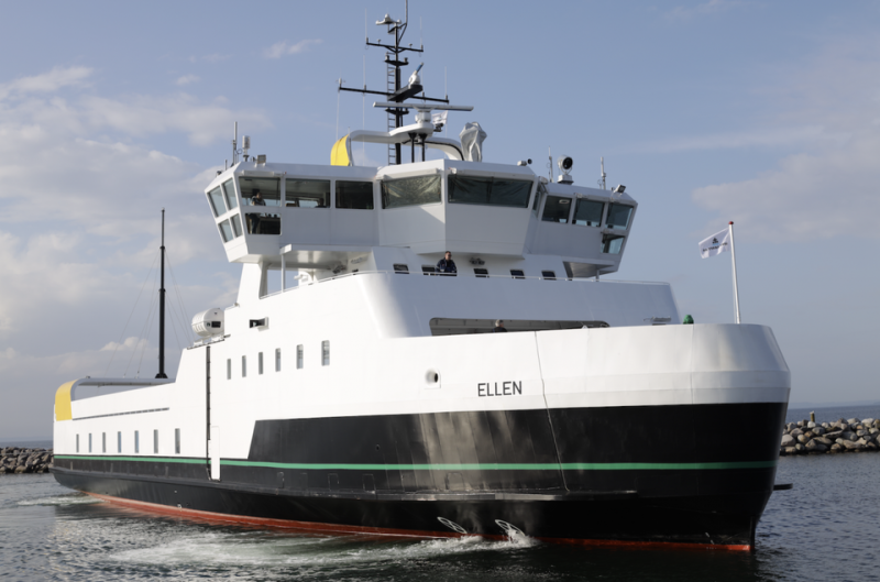 Le plus grand ferry électrique entre en service au Danemark