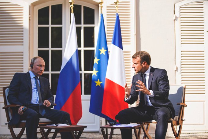 L'Ukraine au coeur de la rencontre Macron-Poutine