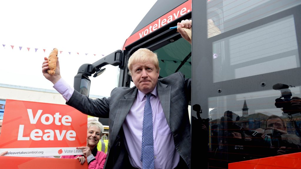 Boris Johnson pourrait favoriser un Brexit dur.  EPA/STR UK OUT