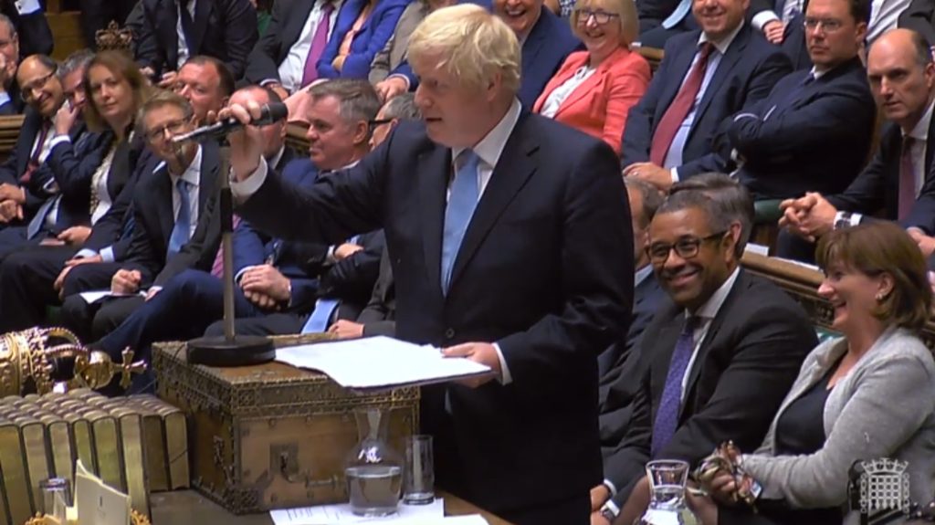 Boris Johnson.  EPA-EFE/UK PARLIAMENTARY RECORDING UNIT