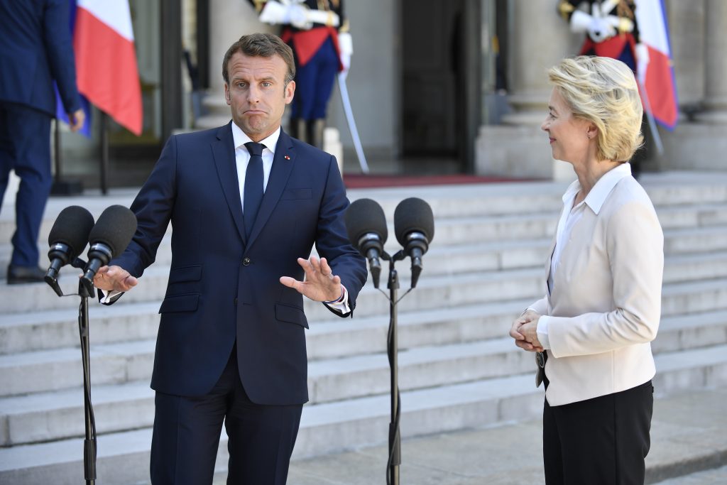 Emmanuel Macron et Ursula von der Leyen en juillet 2019