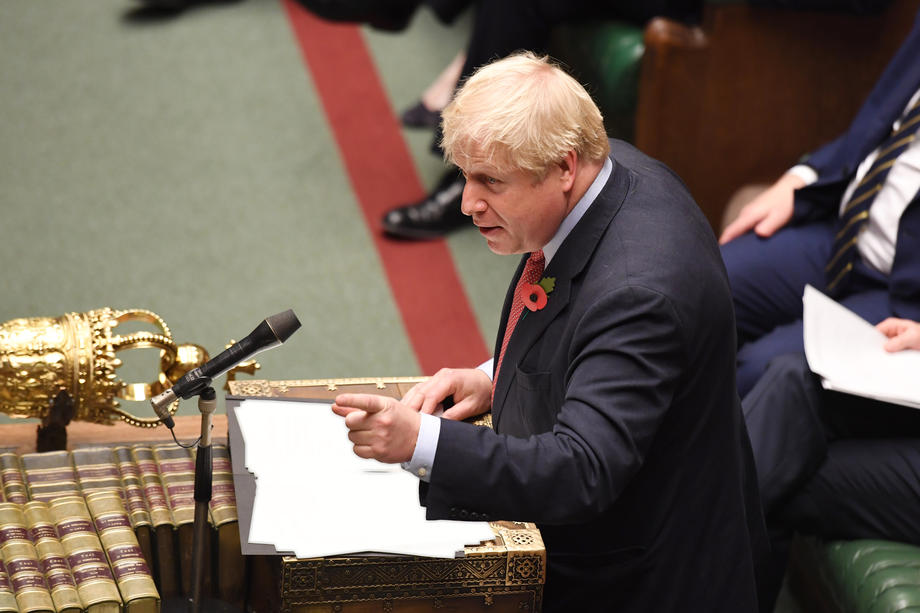 British MPs vote on an election debate in the Houses of Commons