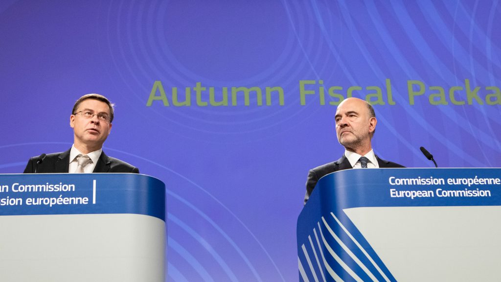 Valdis Dombrovskis, Pierre Moscovici