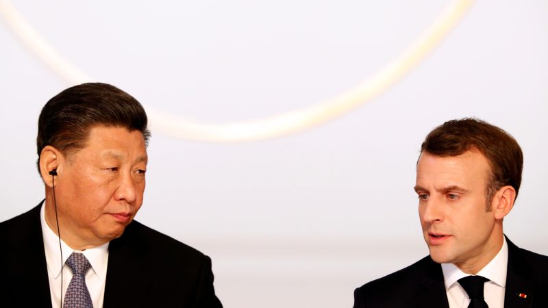 En Chine, Emmanuel Macron joue la carte de l’Europe