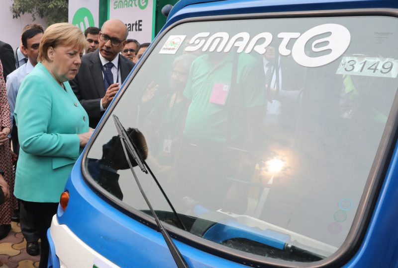 Angela Merkel veut accélérer la révolution des voitures électriques en Allemagne