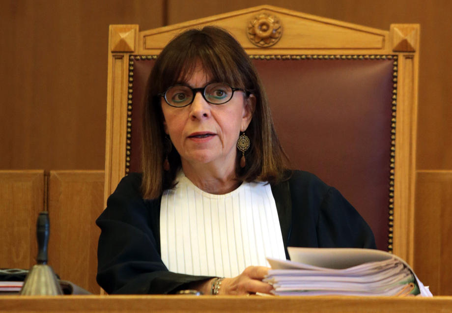Ekaterini Sakellaropoulou candidate for President of the Greek Republic