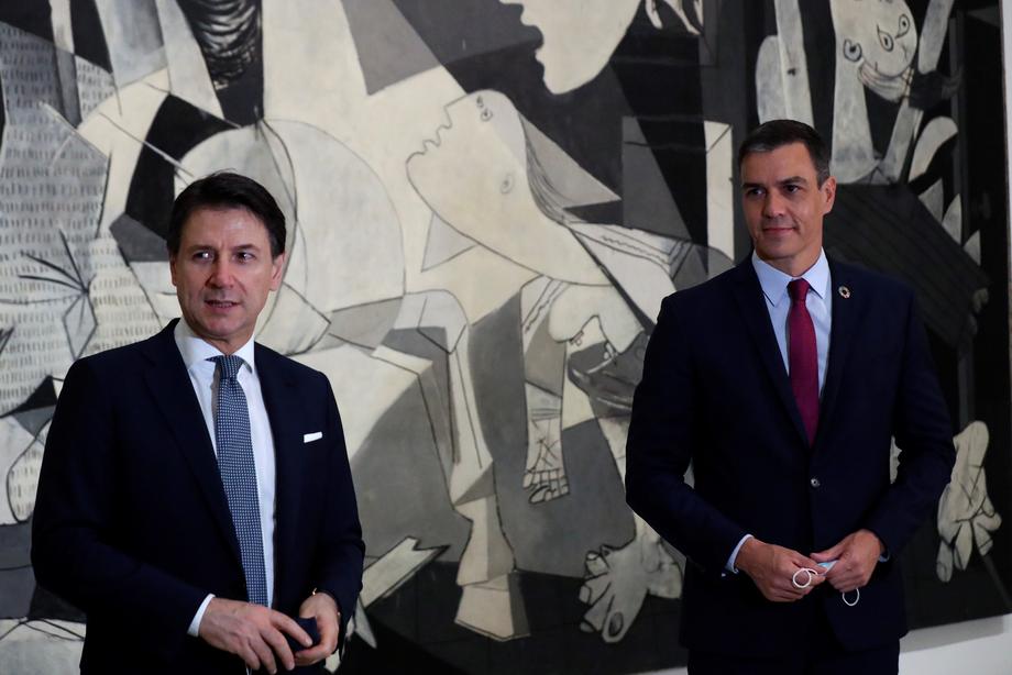 Italian Prime minister Conte visits Spain