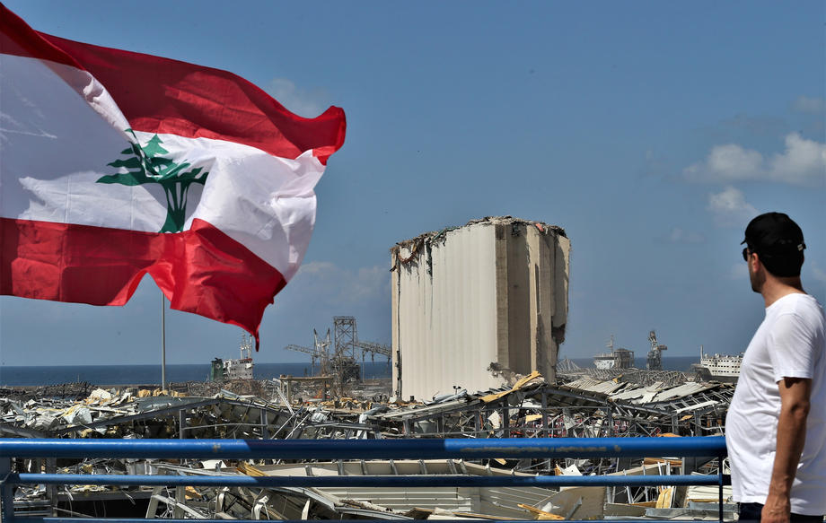 Beirut explosion aftermath