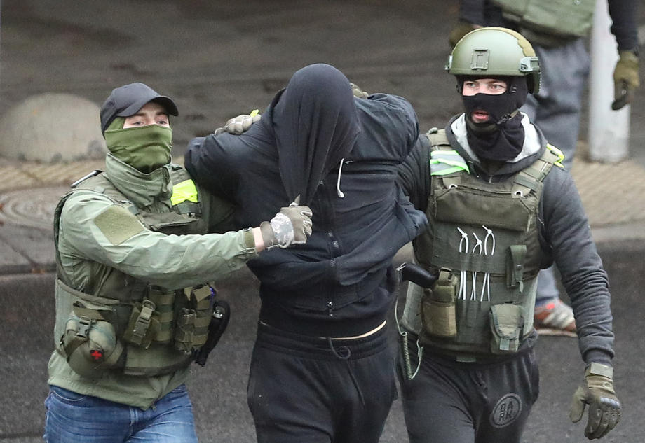 Anti-government protest in Minsk