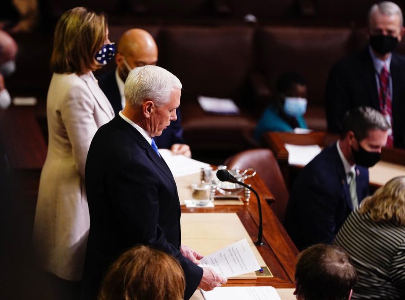 Le Congrès américain adoube Joe Biden, Trump promet une « transition ordonnée »