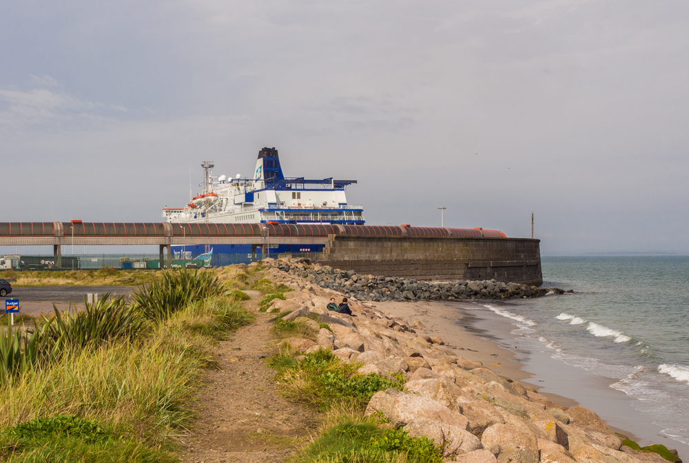 Rosslare,Harbour,,Wexford,,Republic,Or,Ireland.,September,7th,2016.,Ferry