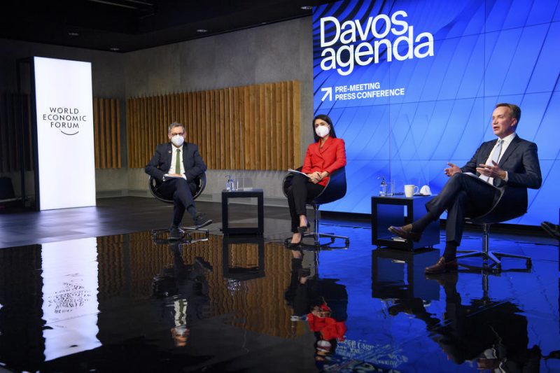 Premier jour au Forum de Davos : pandémie, "virus des inégalités" et rebond chinois au menu