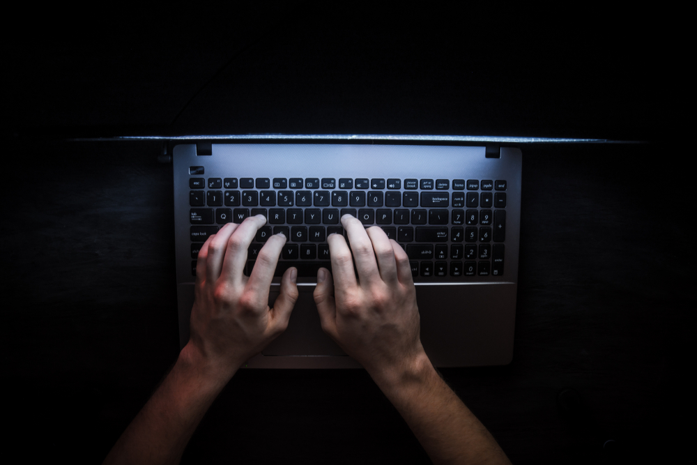 Russian,Hacker,Hacking,The,Server,In,The,Dark