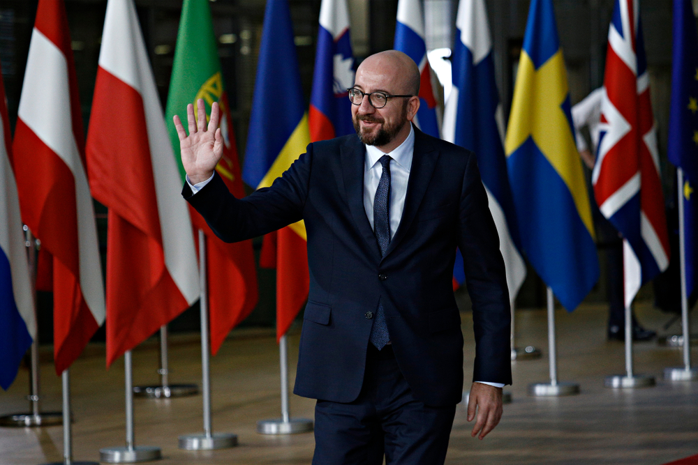 Brussels,,Belgium.,17th,Oct,2018,.,Belgium&rsquo;s,Prime,Minister,Charles
