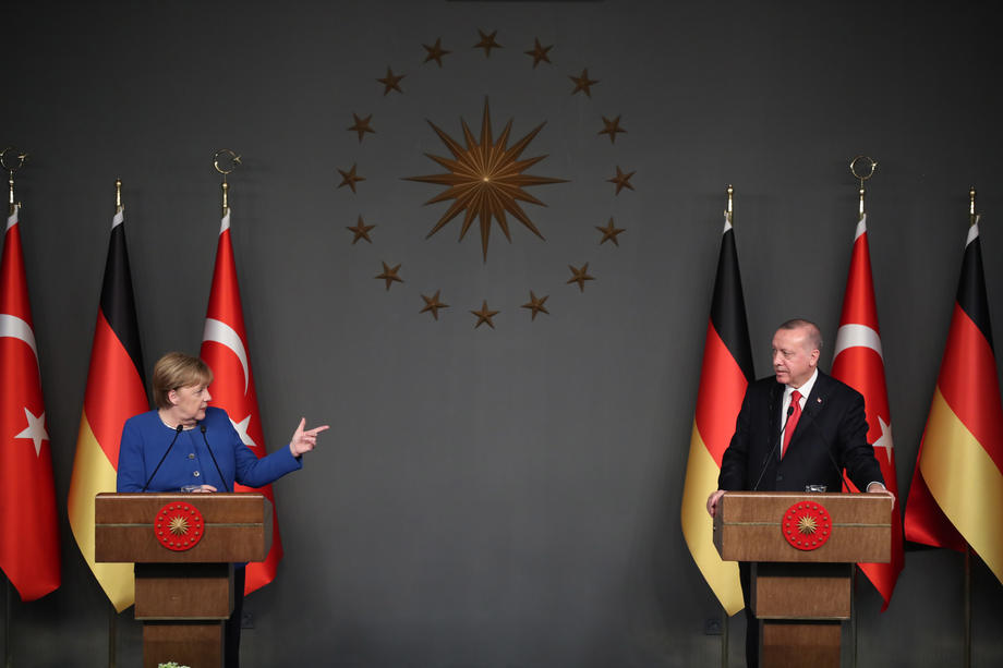 German Chancellor Angela Merkel visits Turkey