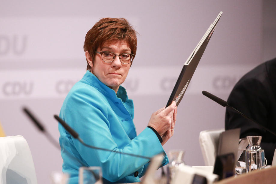 Virtual party congress of German conservative CDU party