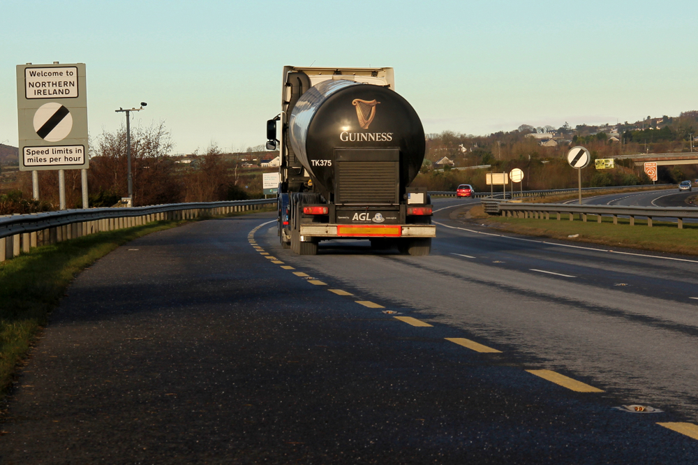 Newry,,Northern,Ireland,,Uk;,11,Dec,2017;,Truck,And,Brexit