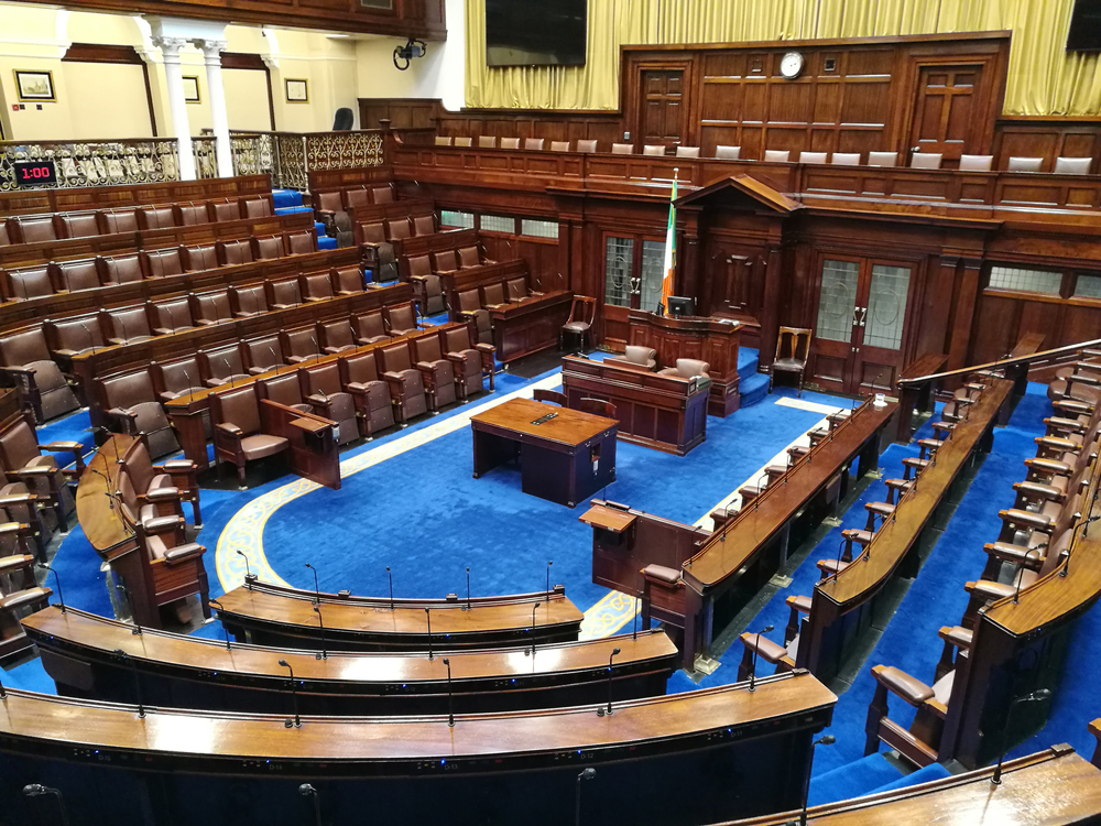 Dublin,,Ireland,-,4th,January,2019:,Dáil,Éireann,,Irish,Parliament