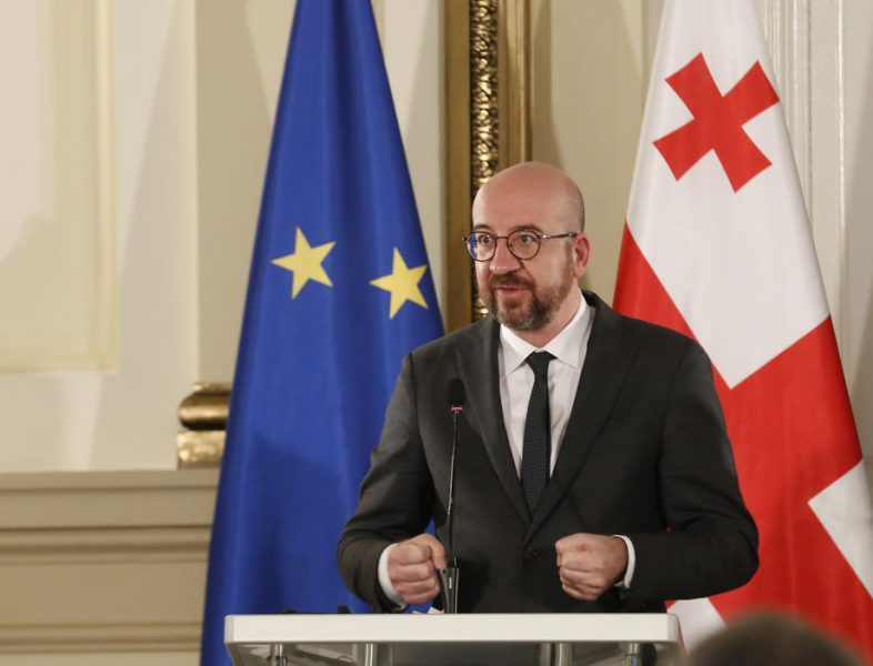Charles Michel cherche à jouer le rôle de médiateur dans la crise politique géorgienne