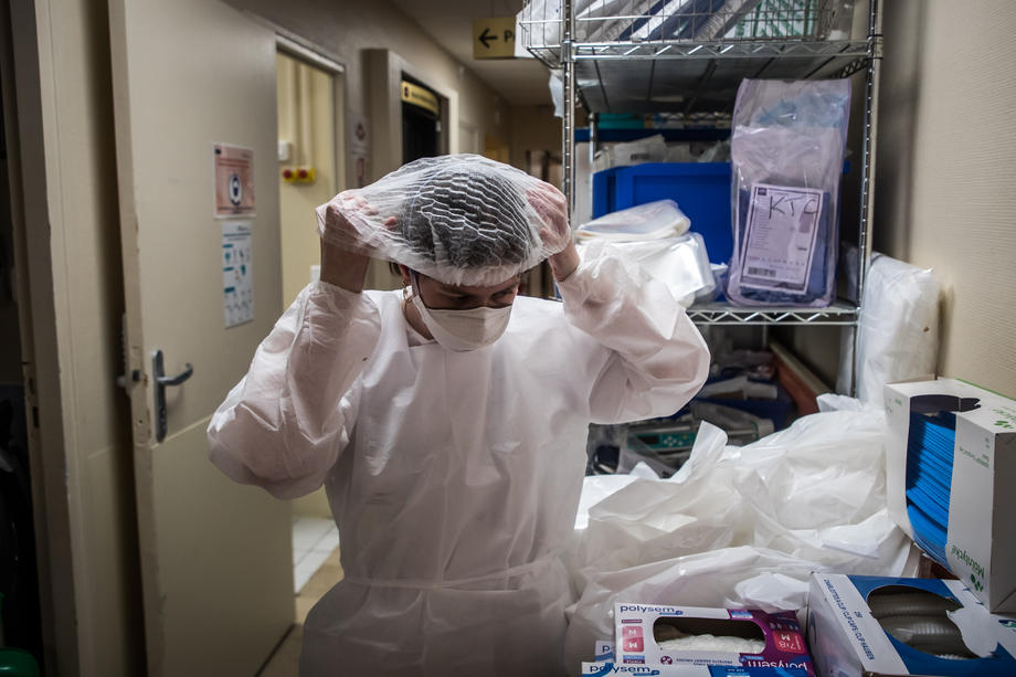 Resuscitation intensive care department of the Ambroise Pare clinic