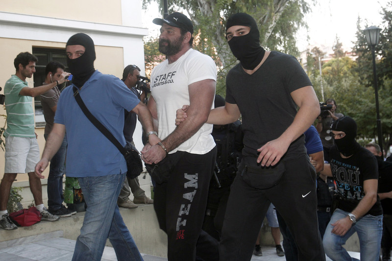 Golden Dawn members arrested on charges of formation of a criminal organisation