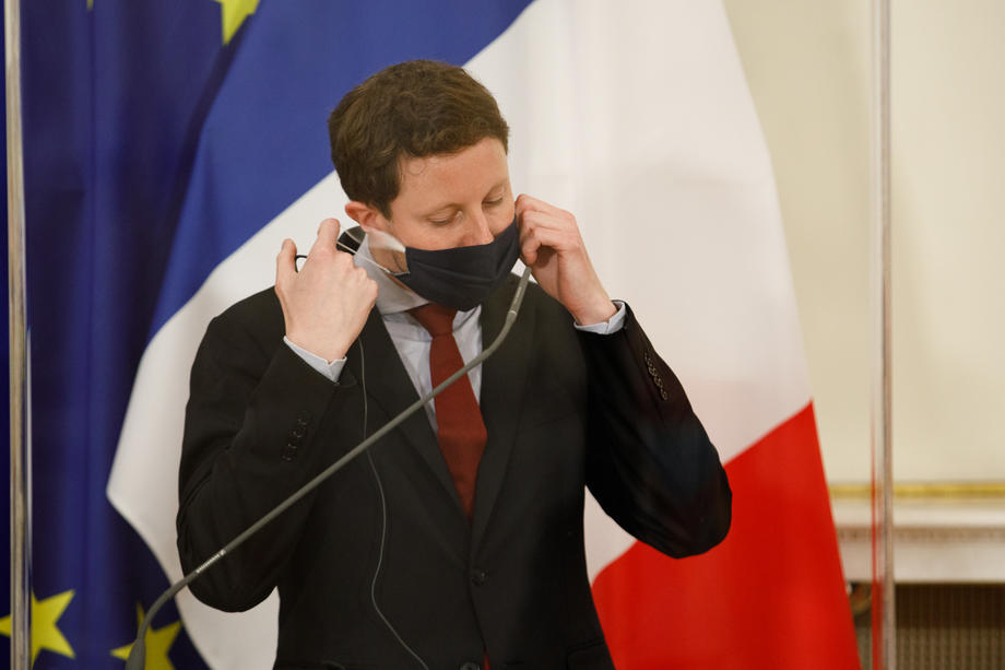 French minister for European Affairs Clement Beaune visits Austria