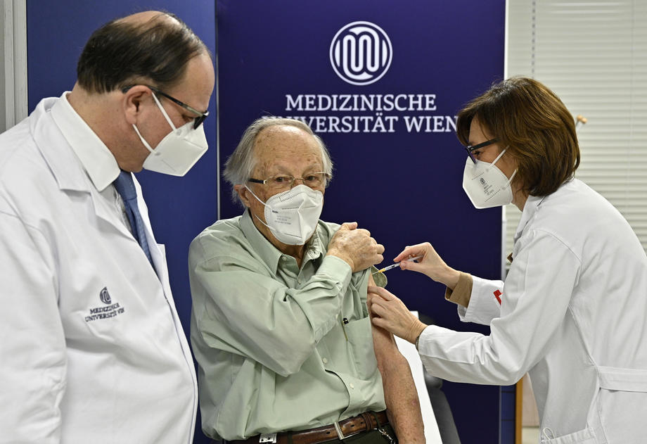 Start of Covid-19 vaccination in Austria