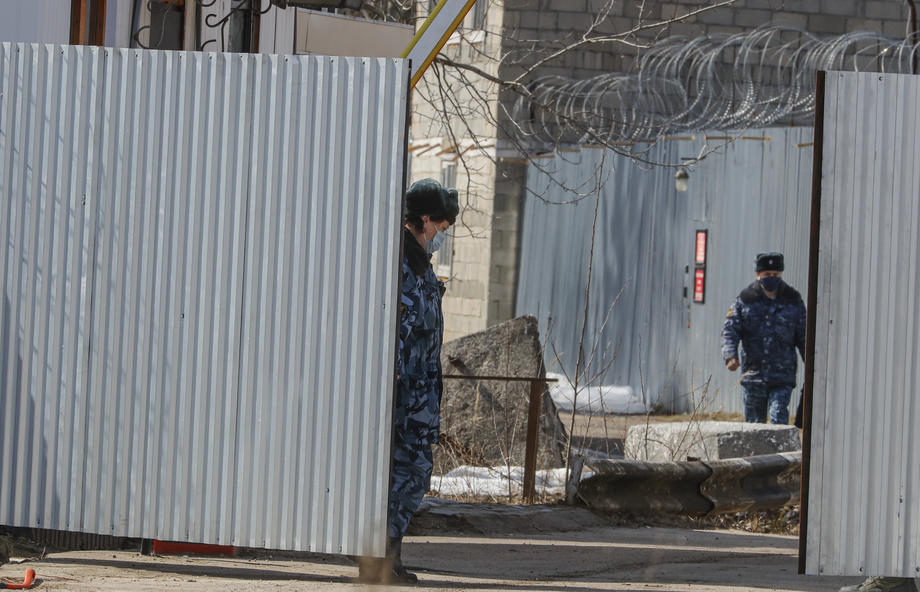 Penal colony N2, where Navalny is serving prison term, in Pokrov