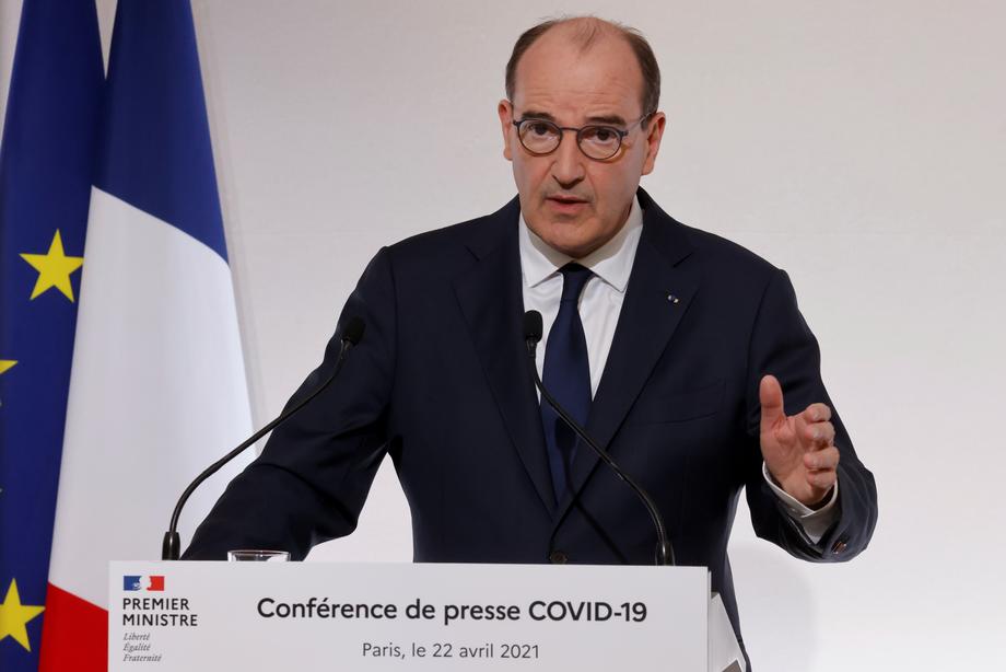 French Prime Minister Jean Castex press conference on Covid-19