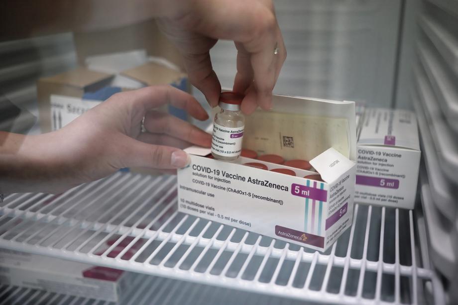 Covid-19 vaccination point at the Military Medical Institute in Warsaw