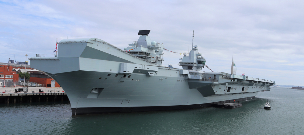 Portsmouth,,Hampshire,,England,-,June,2nd,2019:,Hms,Queen,Elizabeth