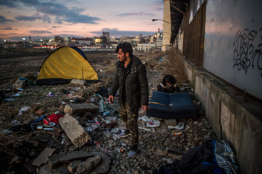 Migrants in Serbia