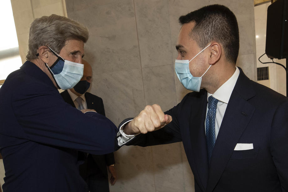 US special climate envoy John Kerry in Rome