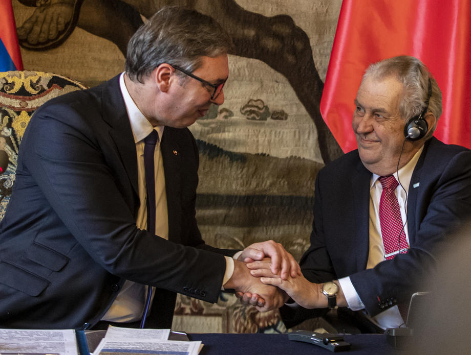 Serbian President Aleksandar Vucic visits Czech Republic