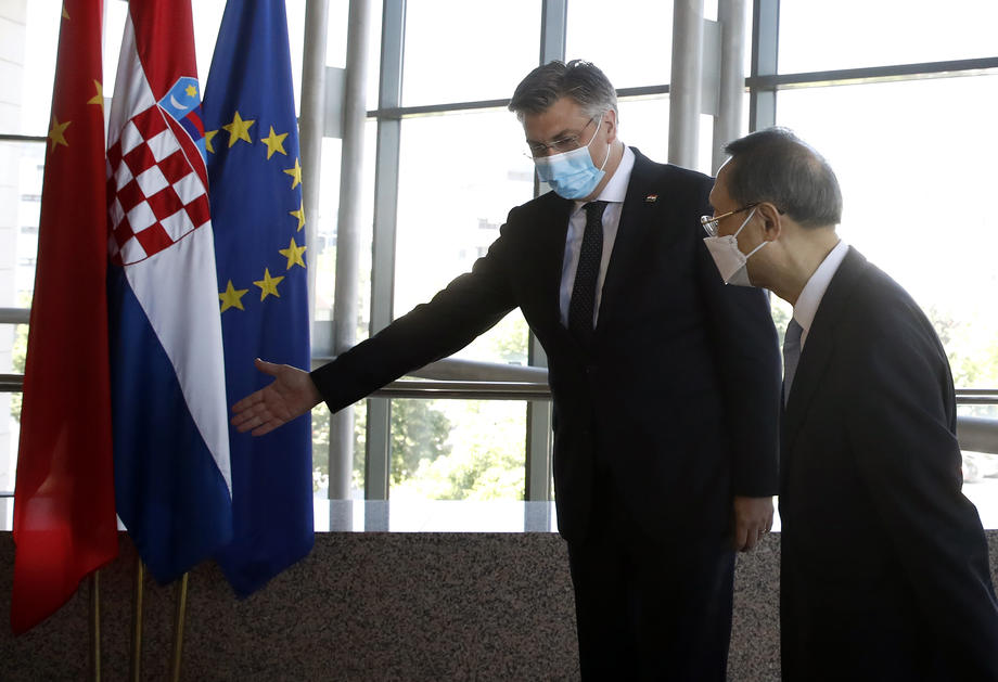 Chinese Member of the Political Bureau of the CPC Central Committee and Director of the Office of the Central Commission for Foreign Affairs Yang Jiechi  visits Zagreb