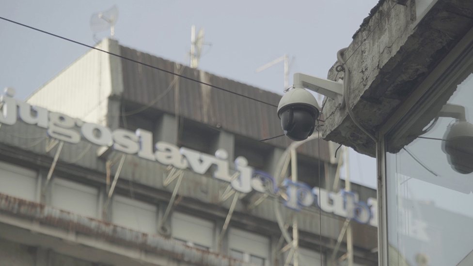 Surveillance camera in Belgrade